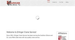 Desktop Screenshot of erlingercrane.com