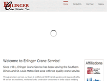 Tablet Screenshot of erlingercrane.com